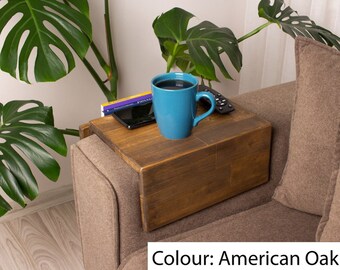 Versatile Comfort Functional Wood Armrest Table