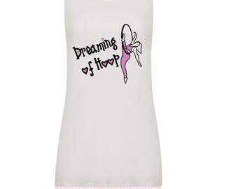 Dreaming of Pole hoop pjs pyjamas pink stripe tank and shorts