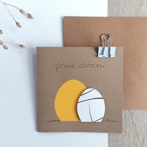 Osterkarte Mini | Frohe Ostern Eier