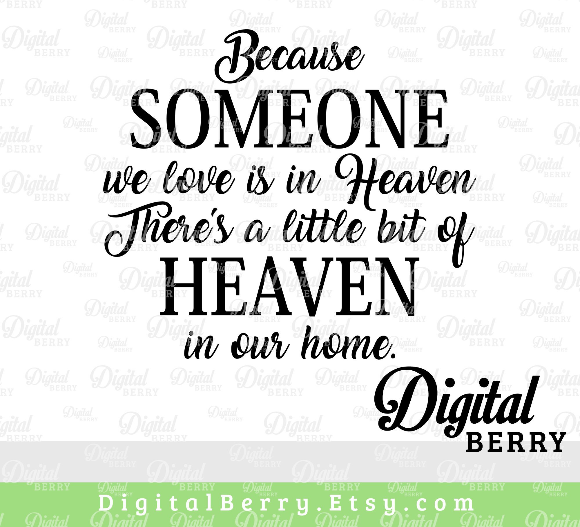 Heaven In Our Home Svg Cut Files Religious Svg Biblical Etsy
