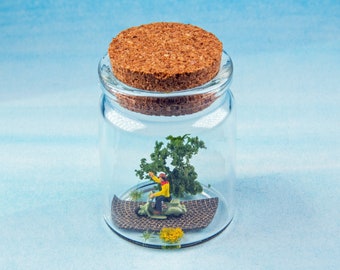 Miniature, Vespa in glass