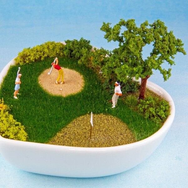 On the Golf Course, miniature