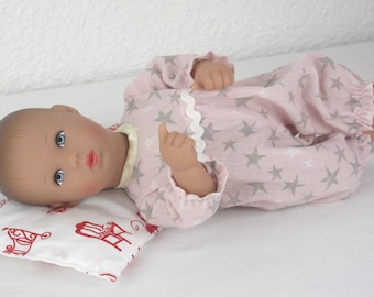 Schlafanzug für kleine Babypuppen  28-30 cm