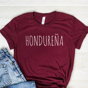 Honduras Gift Latina Shirt Latina Gift Unisex Jersey Short Sleeve Tee Hondurena Shirt Hondurena Gift Honduras Shirt