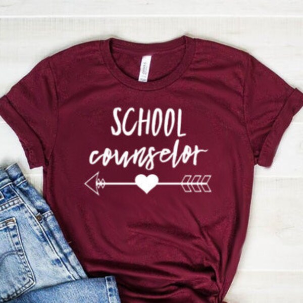 School Counselor Shirt School Counselor Tee School Counselor Gift Unisex Jersey Short Sleeve Tee