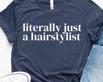 Hairstylist Raccoon Shirt, Hair Stylist Graduation Gifts, Funny Cosmetology Tshirt, Hairdresser Team Tee, Women
