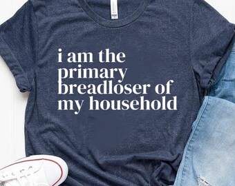 Primary Breadloser Shirt, Funny Mouse Graphic Tee, Relatable Humor Gift for Her, Sarcastic Rat Lover Tee, Trendy Weird Girl Aesthetic Shirt