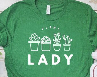 Planta señora camisa planta planta planta regalo planta donación planta regalo planta amante de la planta amante regalo unisex Jersey manga corta camiseta