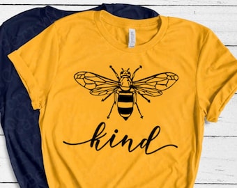 Be Kind Shirt Be Kind Gift Save The Bees Shirt Unisex Jersey Short Sleeve Tee Bee Kind Shirt Bee Shirt