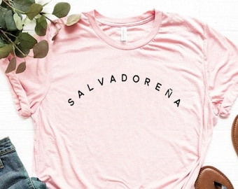 Latina shirt El Salvador shirt El Salvador cadeau Unisex jersey korte mouw T-shirt Salvadorena shirt Salvadorena cadeau