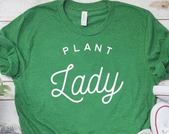Planta Lady Camisa Planta Camisa Planta Regalo Planta Señora Regalo Planta Amante Camisa Planta Amante Regalo Unisex Jersey Camiseta de manga corta