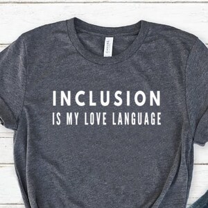 Sped Teacher Shirt Teacher Shirt Unisex Jersey Short Sleeve Tee Inclusion Is My Shirt Teacher Shirt Teacher Gift