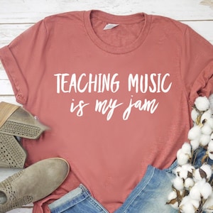 Music Teacher Tee Music Teacher Gift Unisex Jersey Short Sleeve Tee Teaching Music Is My Shirt Music Teacher Shirt