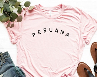 Latina Gift Peru Shirt Peru Gift Peruvian Shirt Peruvian Gift Unisex Jersey Short Sleeve Tee Peruana Shirt Peruana Gift Latina Shirt