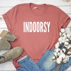 Introverted Shirt Introverted Gift Unisex Jersey Short Sleeve Tee Indoorsy Shirt Indoorsy Gift Introvert Shirt Introvert Gift