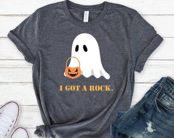 I Got A Rock Shirt Halloween Costume Shirt Halloween Costume Shirt Orange Tee Pumpkin T-Shirt Gift Pumpkin Is Coming