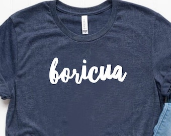 Camicia Boricua Regalo Boricua Camicia Portorico Camicia Portoricana Regalo Portoricano Maglia Unisex Maglietta Manica Corta