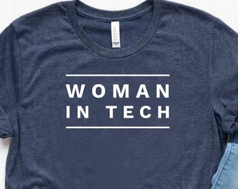 Woman In Tech Shirt Programmer Shirt Computer Science Shirt Programmer Gift Computer Science GIft - Unisex