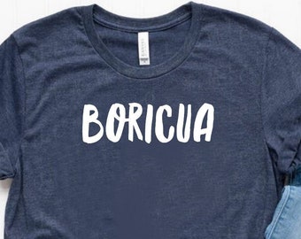 Camicia Boricua Regalo Boricua Camicia Portorico Camicia Portoricana Regalo Portoricano Maglia Unisex Maglietta Manica Corta
