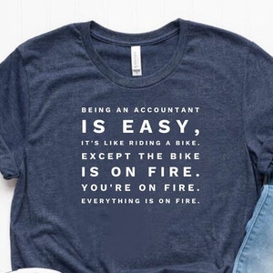 An Accountant Is Easy Shirt Funny Accountant Shirt Funny Accountant GIft Unisex Jersey Short Sleeve Tee