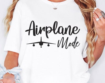 Airplane Mode Sweatshirt, Airplane Shirt, Travel Sweater, Gift for Traveler, Airplane Mode, Vacation Shirt, Vacay Mode Crewneck, Pilot Shirt