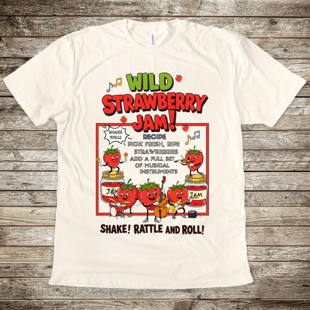 YJM with biubiu Strawberry Slim Fit T-Shirt – Y2K Harajuku Kawaii Style Tee