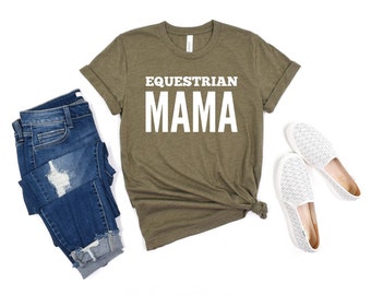 Camicia cavallo Equestre Mamma Equestre Regalo Equestre Camicia Cavallo Amante Cavallo Regalo Equitazione Equitazione Abbigliamento Equitazione Equitazione