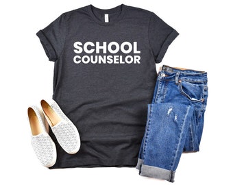 School Counselor Shirt, Counselor Shirt, Shirts For School Counselors, Counselor Tee, Teacher Shirts, Teacher Tees