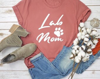 Lab Mom Shirt Labrador shirt Labrador Retriever Labrador Shirt Labrador Mom Dog mom Lab dog Gifts Black Labrador Chocolate Lab