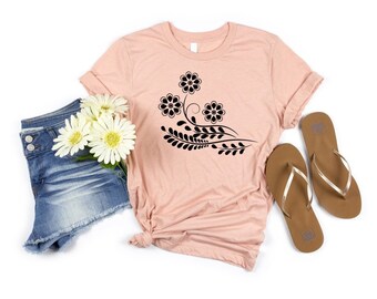 Daisy shirt Daisy Unisex men and womens tee Wildflower shirt boho shirt plant tshirt vintage wildflower shirt women’s tees