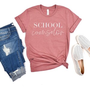 School Counselor Shirt Counselor Shirt Shirts For School Counselors Counselor Tee Teacher Shirts Teacher Tees
