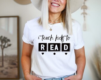 Reading Teacher T-Shirt Science of Reading Shirt Reading Specialist Tee Reading Interventionist Shirt Literacy Education Tee