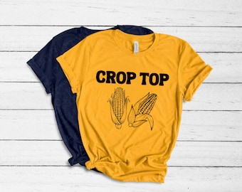 Crop Top Corn Shirt, lustiges Shirt für Frauen, Corn Shirt, Bauer Shirt, Land Shirt, südliche T-Shirts, Farm Shirt