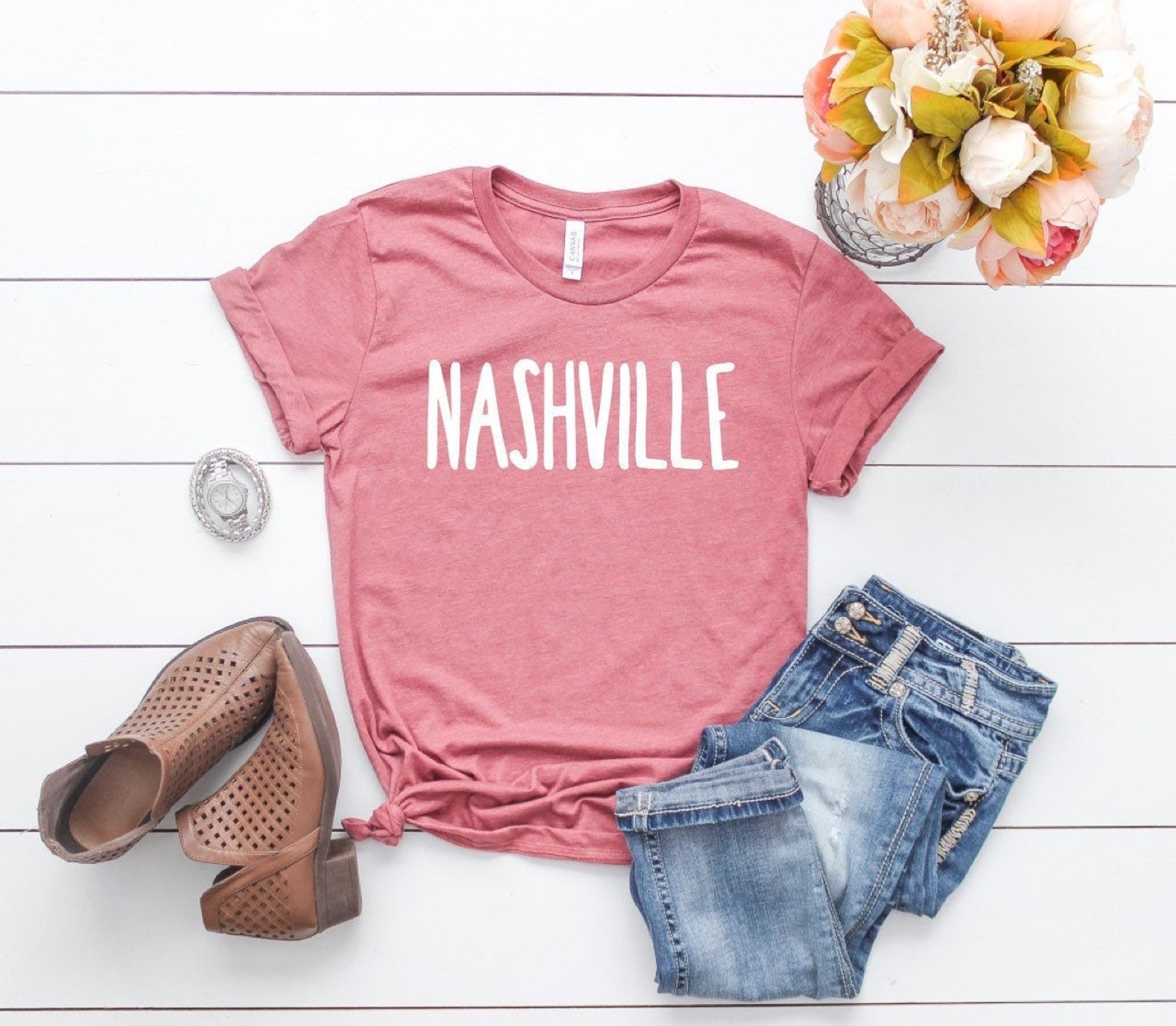 Nashville Shirt women Tennessee Shirt Nashville City shirt Etsy