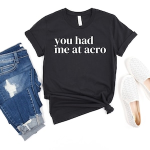 Me tenías en Acro Camisa Acro Yoga Acro Acroyoga Yoga Pareja Acro Yoga Top Acro Yoga Regalo Yoga Acrobático