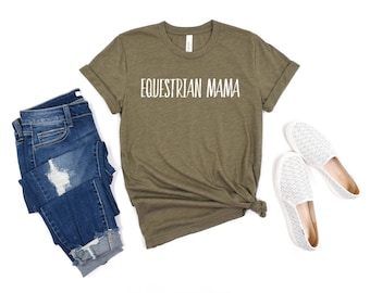 Camicia cavallo Equestre Mamma Equestre Regalo Equestre Camicia Cavallo Amante Cavallo Regalo Equitazione Equitazione Abbigliamento Equitazione Equitazione