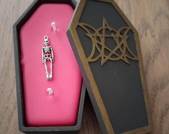 Coffin Candle 2 Coffin candle Horrorcandle Gothic Alternative