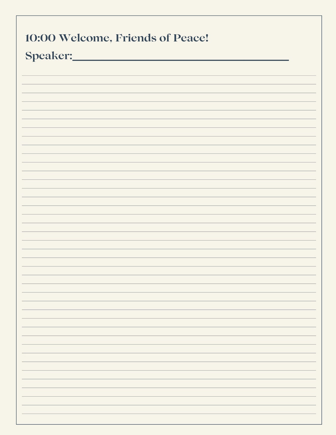 JW Circuit Assembly Notebook 2022-2023 Friends of Peace - Etsy