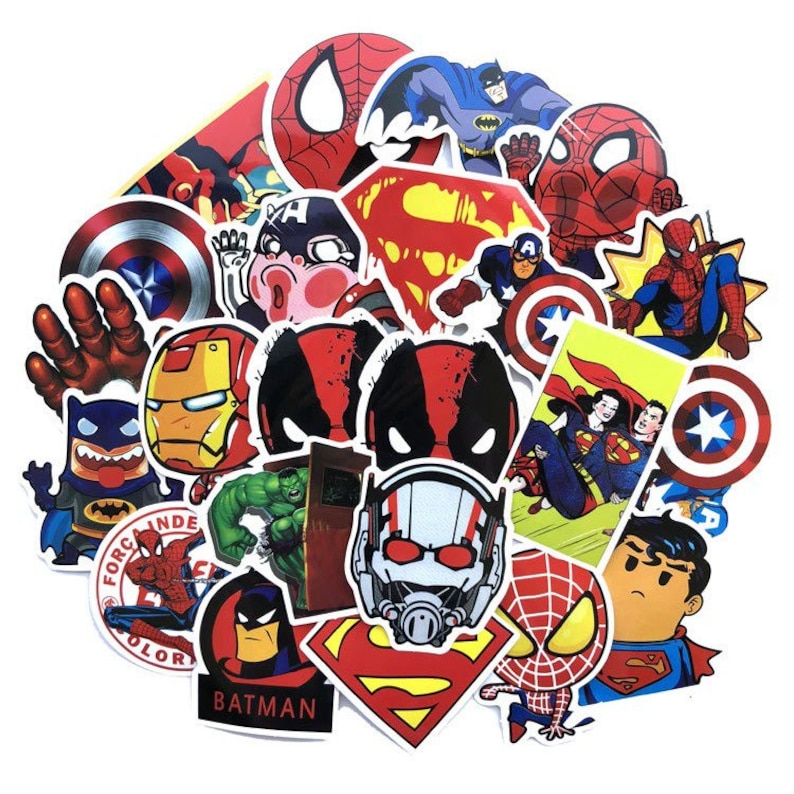 Superman Sticker for skateboard luggage laptop tumblers car a
