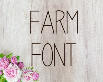 Font FOR CRICUT Farm font svg Font svg font otf Thin decorative font svg Farm font Skinny font svg Farmhouse font svg Rae dunn font svg Thin