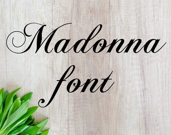 Madonna otf Madonna font svg Handwritten SVG Font svg Wedding Font SVG Fancy Script Cursive Script Svg Cricut and Silhouette svg Wedding cut