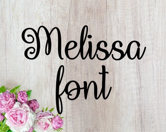 font otf fonts oft Melissa font svg Melissa alphabet svg Wedding font svg Vintage font svg font svg script svg Wedding otf font for cricut