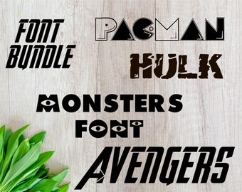 Pacman font Pacman font svg retro font svg retro game font svg pacman font png pacman alphabet svg pacman letters svg retro alphabet svg