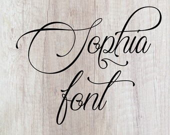 Sophia font Sophia font otf Handwritten SVG Font svg Wedding Font SVG Fancy Script Script Cursive Script Svg Cricut and Silhouette svg
