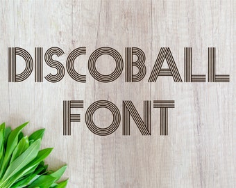 Discoball font svg Disco font svg Discoball alphabet svg Disco alphabet svg Retro font Retro font svg Retro font otf Retro alphabet svg
