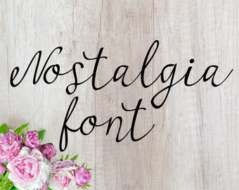 Nostalgia font otf Nostalgia font svg Nostalgia alphabet vintage font vintage alphabet vintage nostalgia svg vintage letters font for cricut