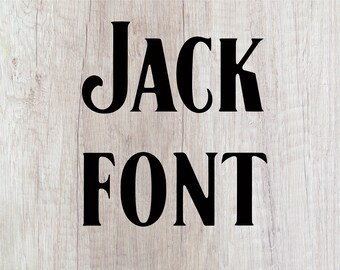 Jack font Jack font otf jack font svg jack alphabet svg Jack font files Font for Cricut Cursive font svg Wedding font svg Monogram font