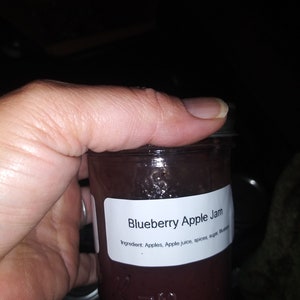 Homemade organic jams and jelly