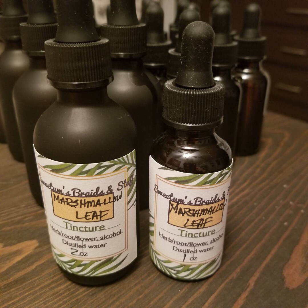 Marshmallow Leaf Tincture Etsy