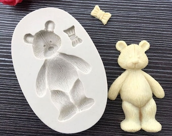Bear silicone mold Fondant mold Bear Fondant mold Cake decorating tools Silicone mold